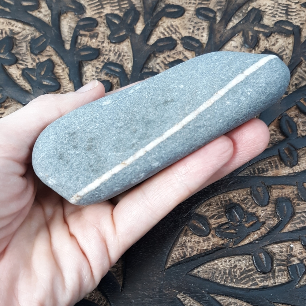 *Maine Lucky Wishing Stone East Coast Banded Beach Rock Raw Mineral Specimen